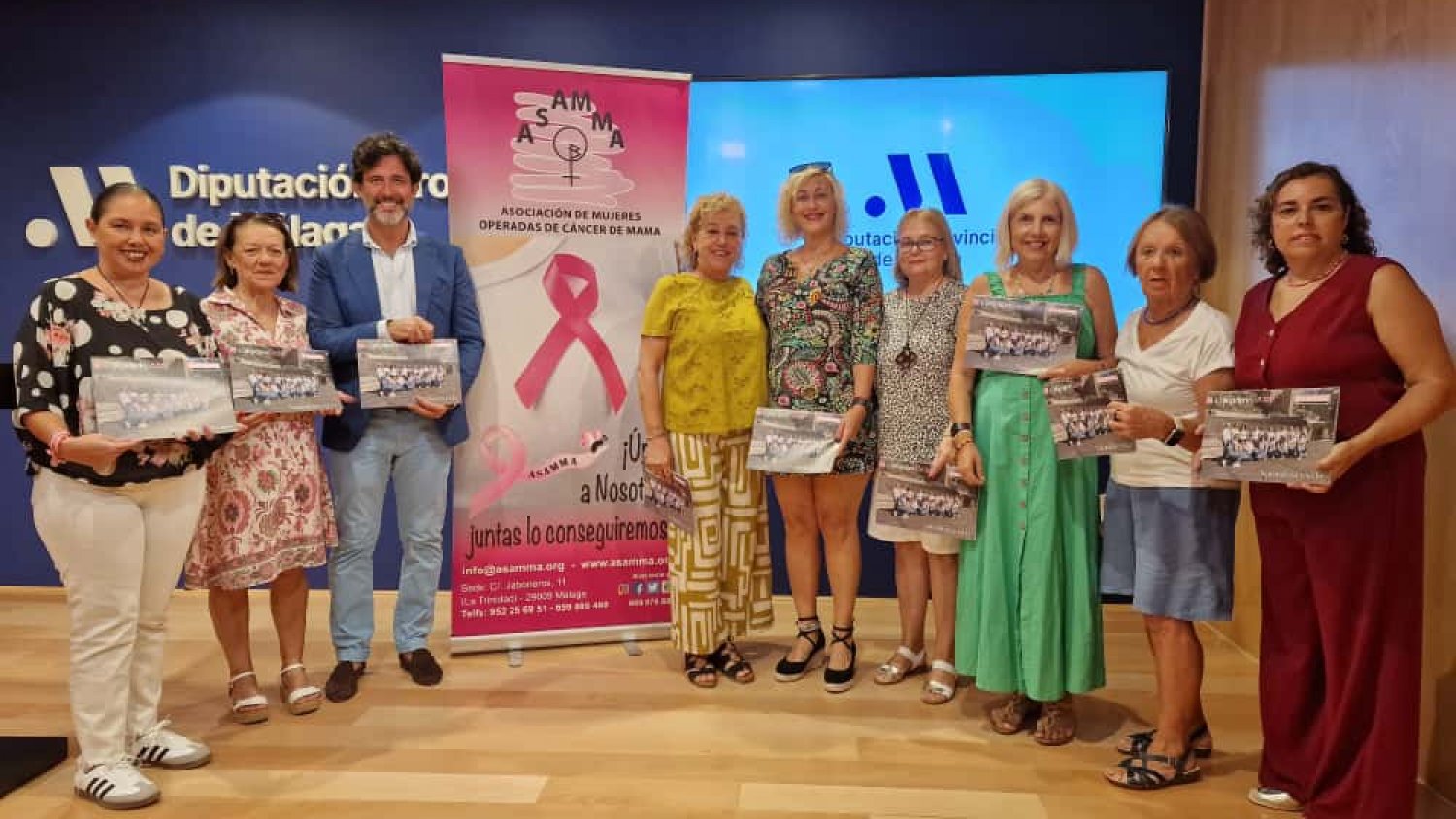 La Diputación de Málaga colabora un año más con la asociación ASAMMA editando su calendario solidario