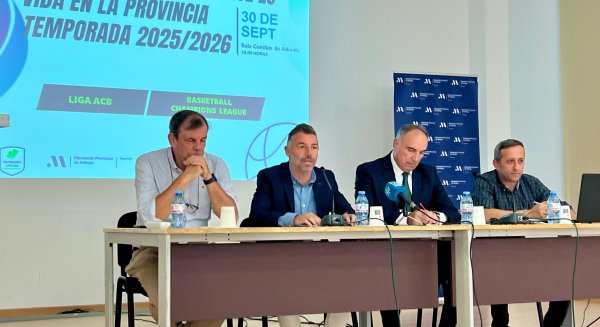 La Diputación y el Unicaja Baloncesto llevarán a 2.000 malagueños de 70 municipios a los partidos del club con la campaña 'El deporte es vida en la provincia'