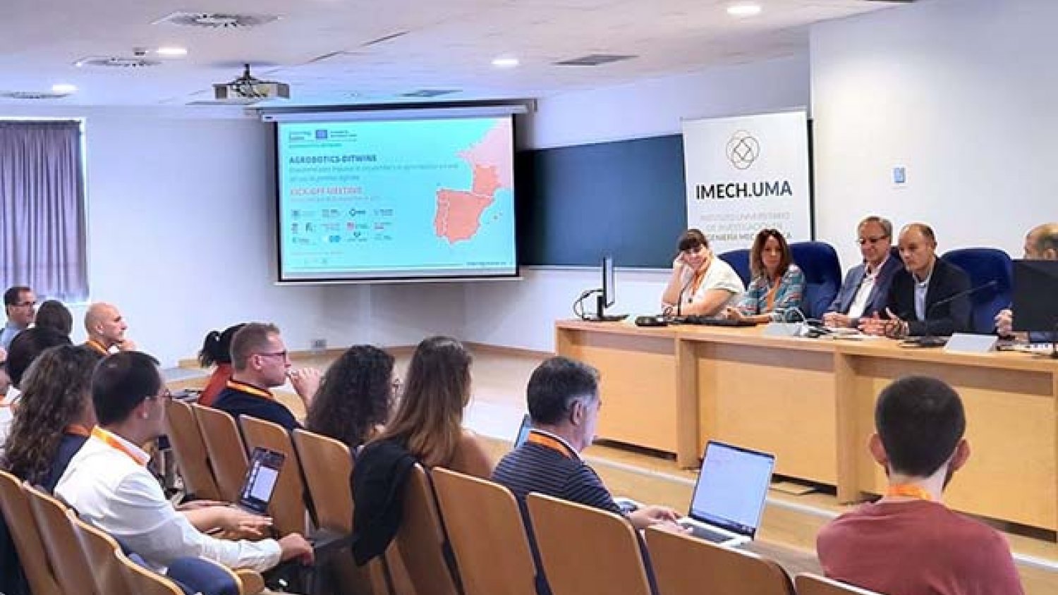 La Escuela de Ingenierías Industriales de la UMA alberga la reunión de lanzamiento del proyecto europeo Agrobotics-Ditwins
