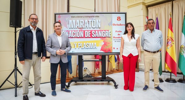 La XVII Maratón de Donación de Sangre se celebrará en el Ayuntamiento el próximo 8 de octubre