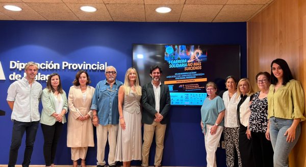 La Diputación de Málaga colabora con la Asociación Alhelí en la primera carrera solidaria para la prevención del suicidio