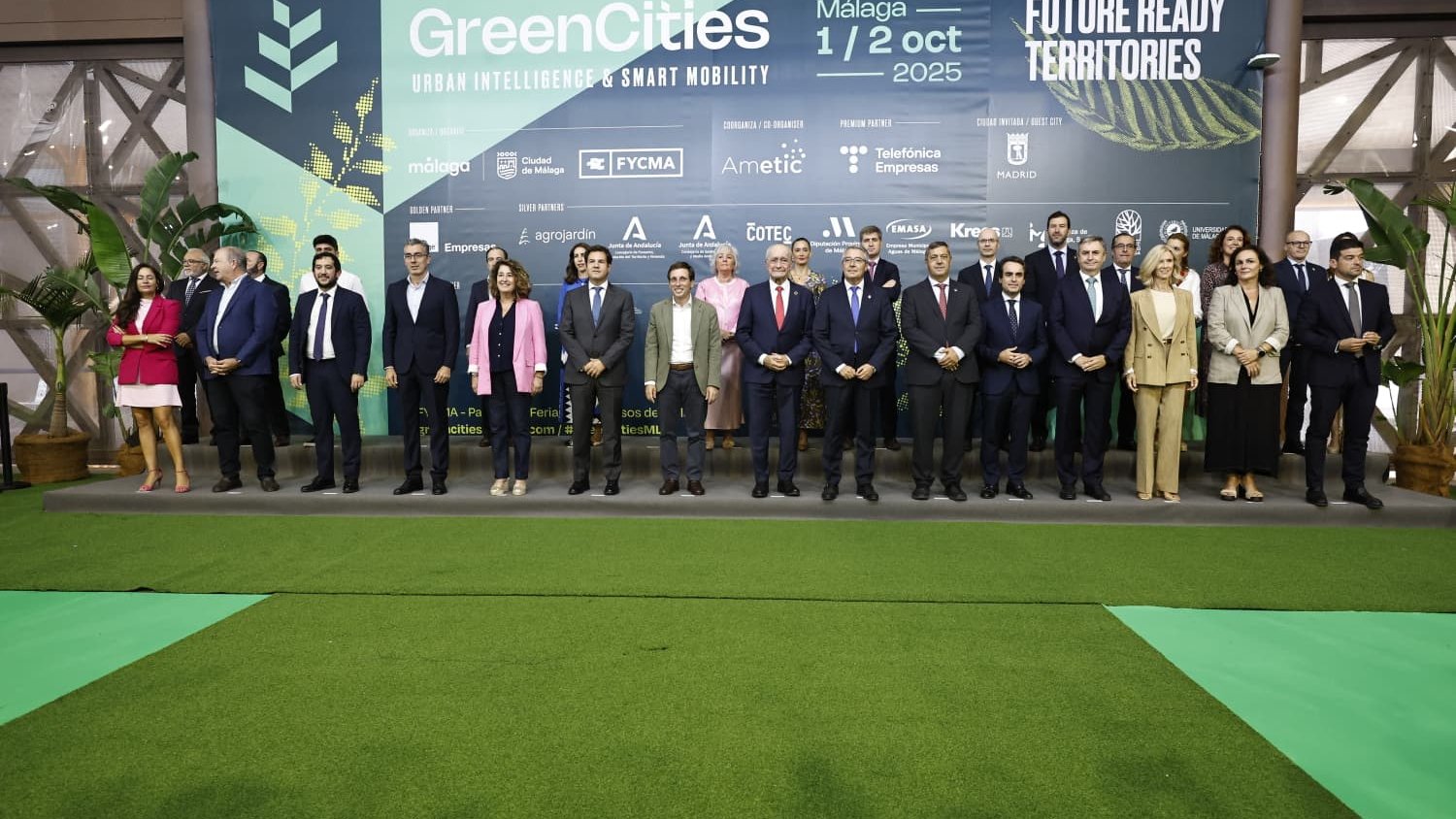 Salado expone en Greencities la apuesta de la Diputación por la biomasa, el centro contra el cambio climático en Ardales 