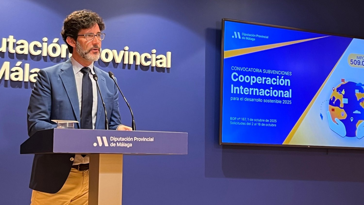 La Diputación destina 509.000 euros para proyectos de cooperación internacional