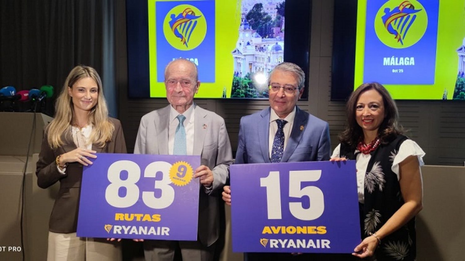 Ryanair refuerza su conectividad con la Costa del Sol con nueve nuevas rutas para la temporada de invierno