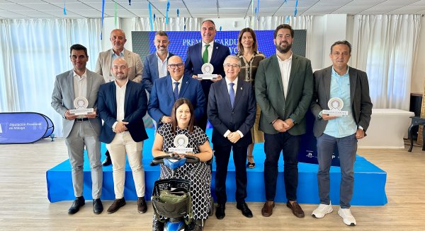 Diputación reconoce a CAB Estepona, AMIVEL, Juventud Torremolinos CF, Ciclista Al-Ándalus y Unicaja Baloncesto en los Premios Cardumen Deportivo