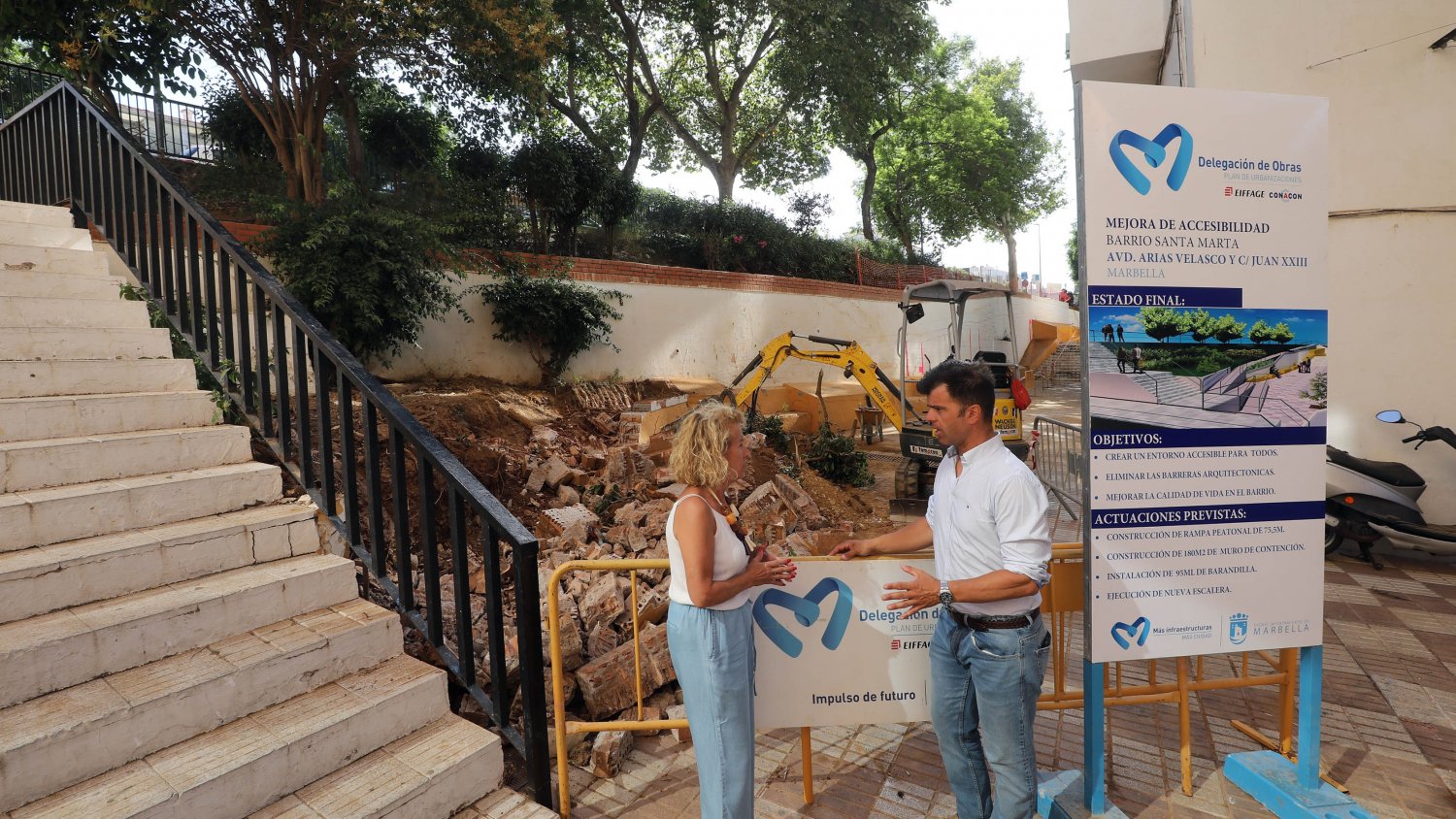 Marbella anuncia la conexión entre la avenida Arias de Velasco y la calle Juan XXIII para mejorar la accesibilidad