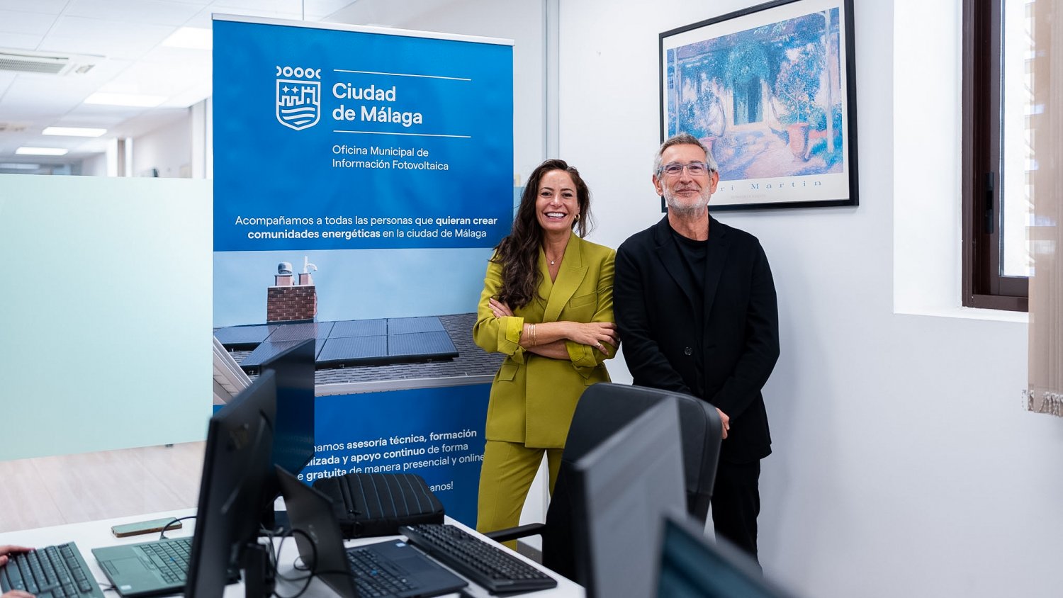 El Ayuntamiento abre la Oficina Municipal de Información Fotovoltaica que asesora a vecinos y pymes en la instalación de paneles solares