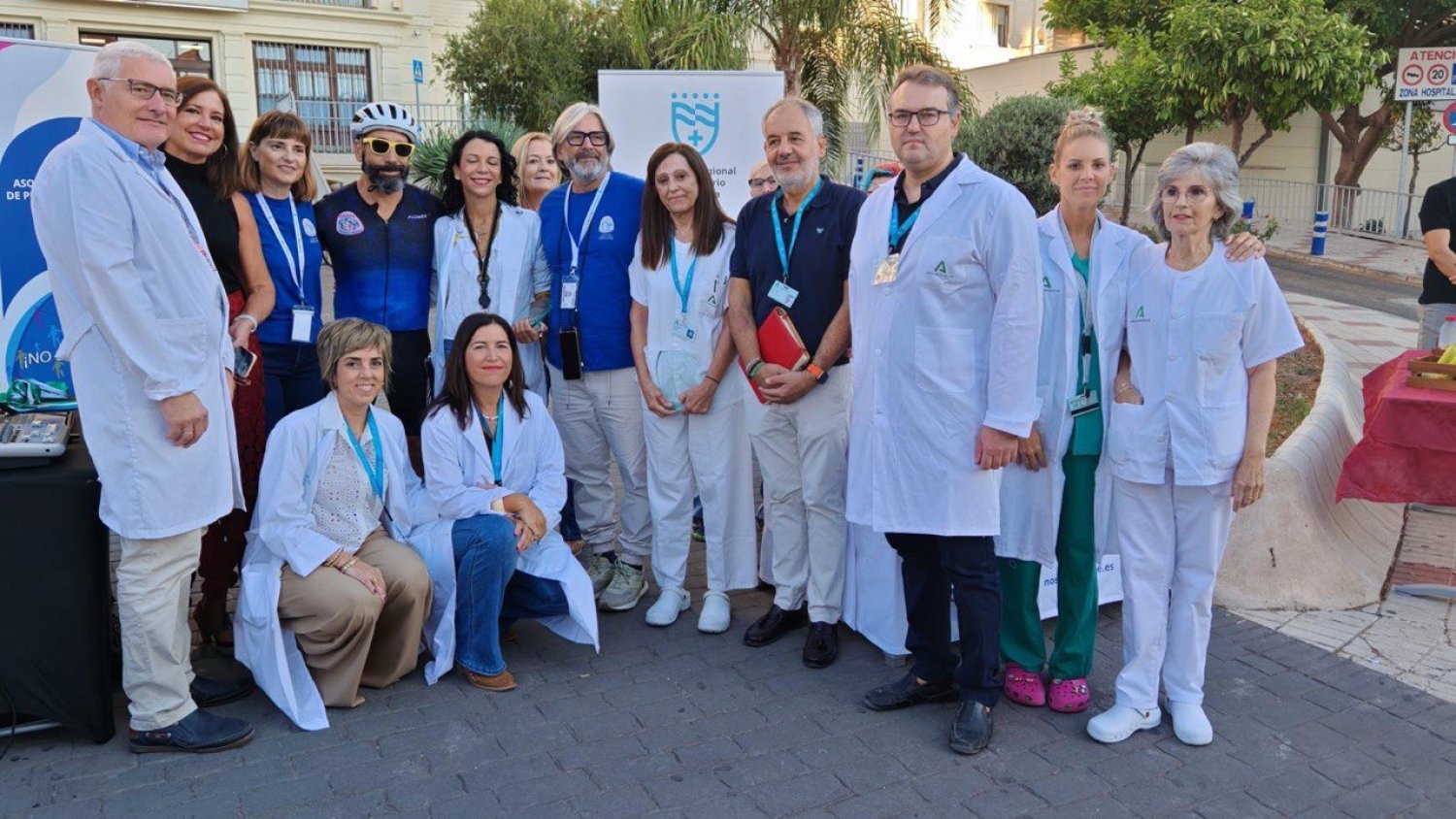 Los hospitales públicos de Málaga celebran la III Vuelta Ciclista Hospitalaria por las Personas Ostomizadas