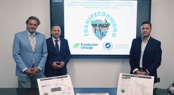Fundación Unicaja y la Universidad de Málaga impulsan un proyecto para avanzar en el conocimiento de las aguas subterráneas