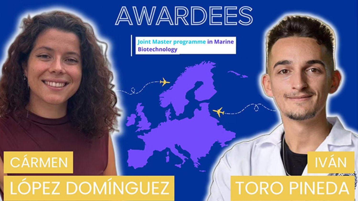 El egresado de la UMA Iván Toro, uno de los dos españoles que obtiene una beca Erasmus Mundus en Biotecnología Marina