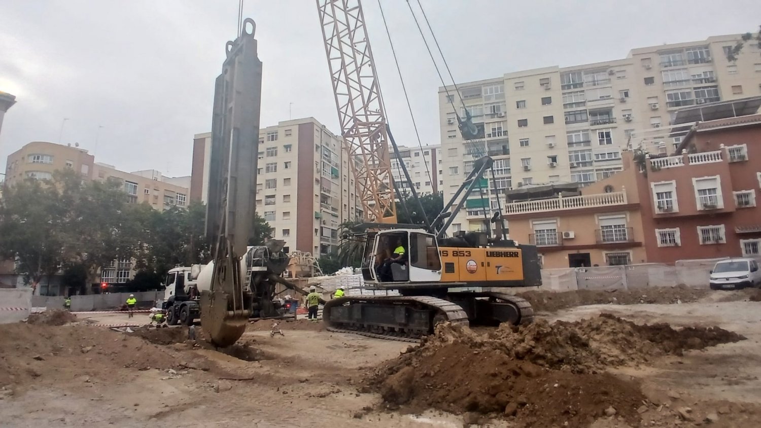  La Junta inicia la ejecución de las pantallas del segundo tramo de la prolongación del Metro de Málaga