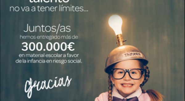 Fundación Solidaridad Carrefour entrega a Cruz Roja más de 16.000 euros en material escolar a favor de la infancia en riesgo social de la provincia de Málaga