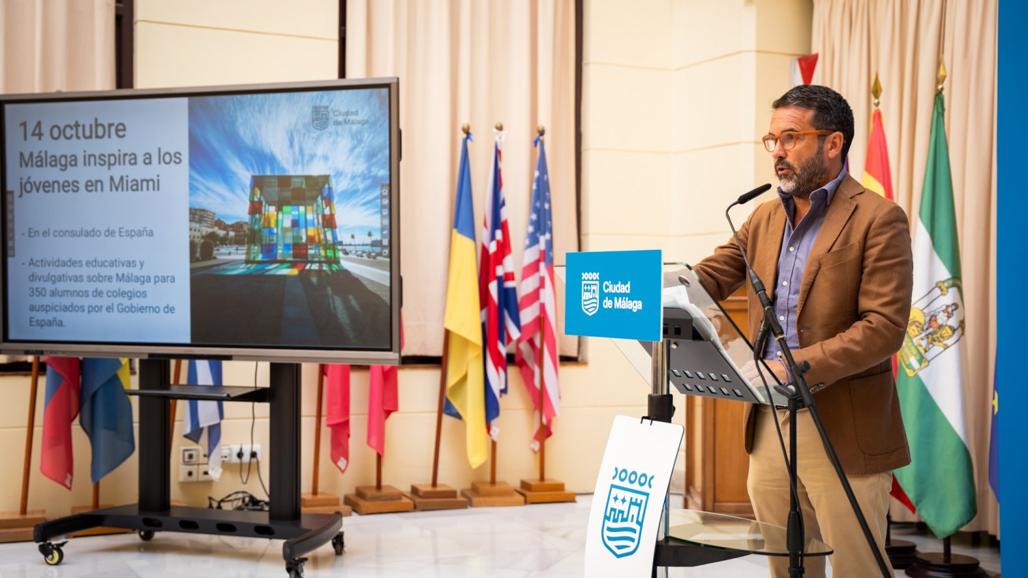 Málaga se promocionará del 13 al 16 de octubre en Miami como 'Ciudad invitada' con motivo del Día de la Hispanidad