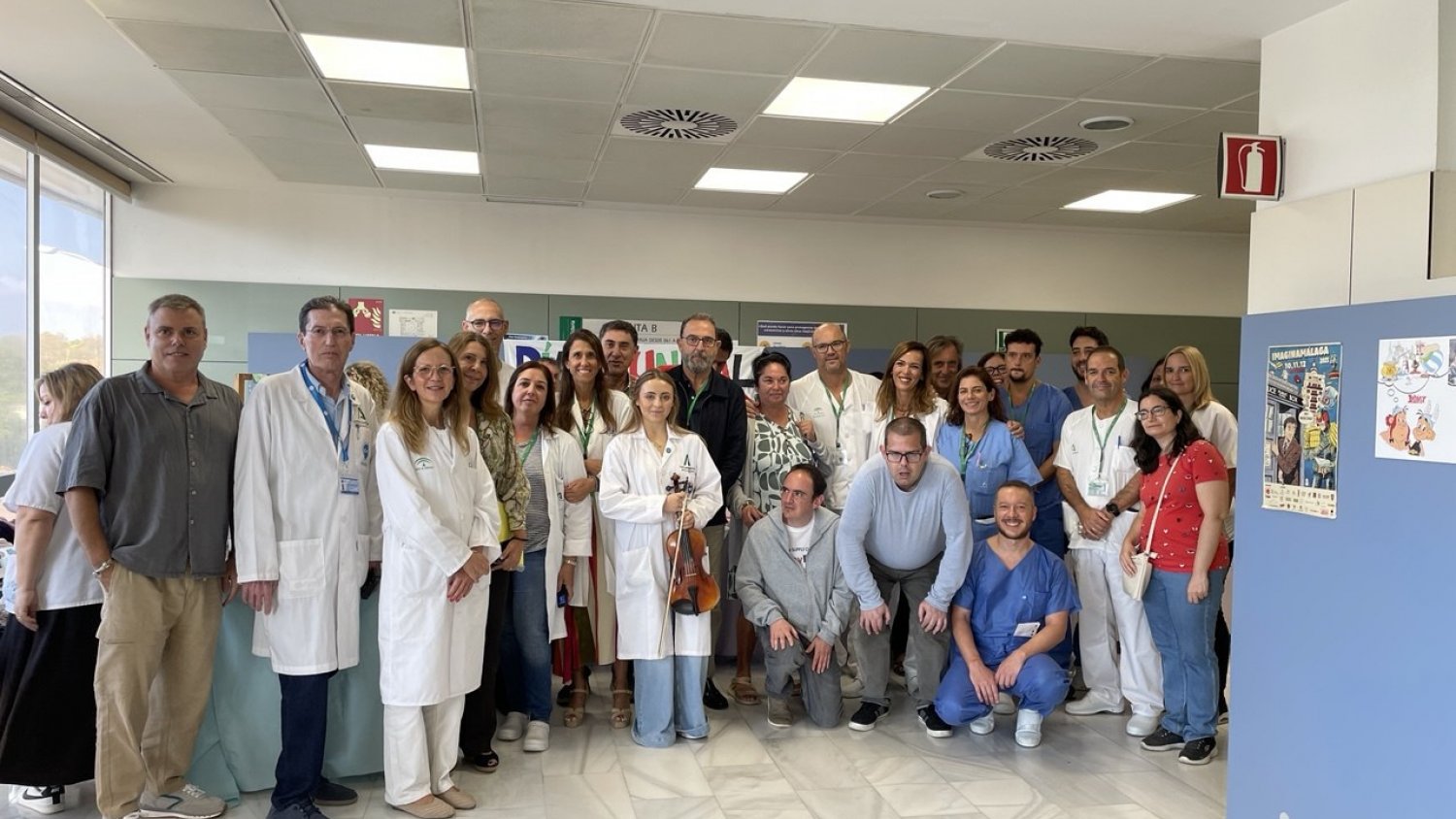 El Hospital Clínico de Málaga celebra el día de la Salud Mental con pacientes y profesionales