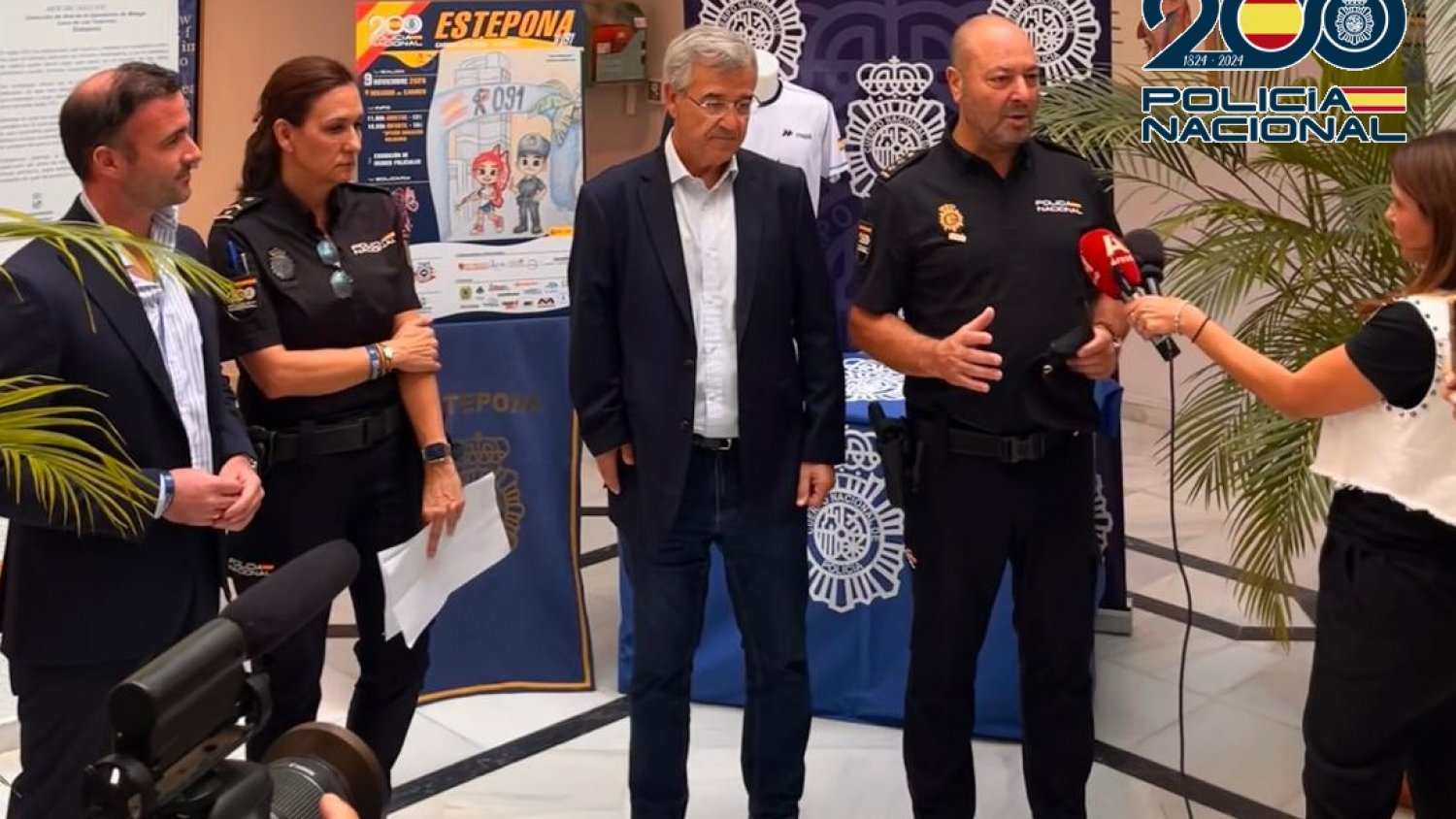 La Policía Nacional presenta en Estepona la segunda edición de la 'Ruta 091'