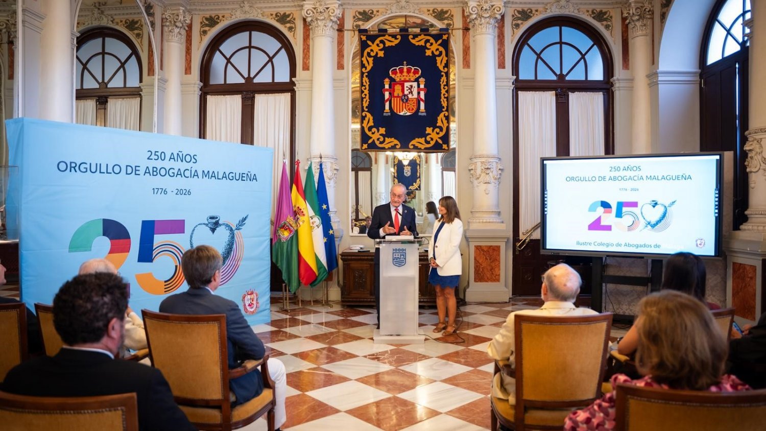El Colegio de Abogados de Málaga inicia los actos por su 250 aniversario bajo el lema  ‘Orgullo de abogacía malagueña’ 