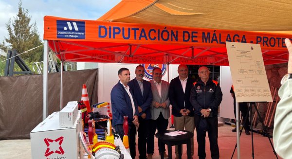 La Diputación refuerza el equipamiento del dispositivo de Protección Civil en el Guadalhorce
