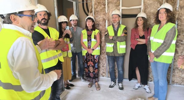 Diputación y Cesefor invitan a más de 60 profesionales a las obras de bioconstrucción con madera industrializada en el distrito Zeta de la capital