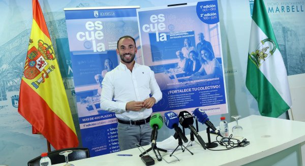 Marbella pone en marcha una nueva edición de la Escuela de Asociaciones, que ofertará 400 plazas en 16 acciones formativas en el curso 2025/2026