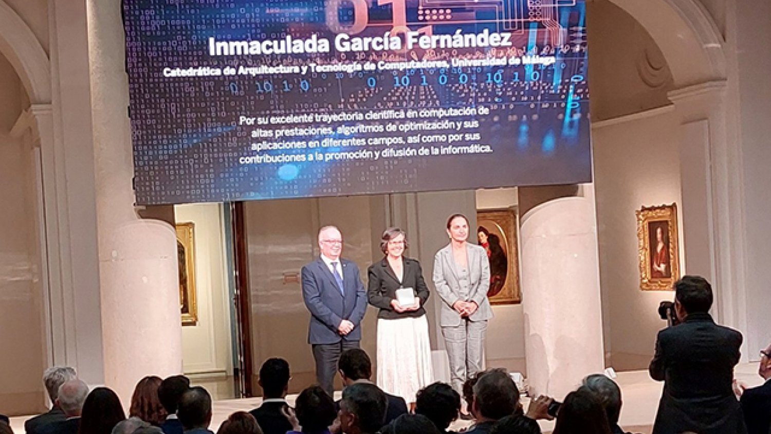 Inmaculada García, catedrática de la UMA, premio nacional de la Sociedad Científica de España-Fundación BBVA