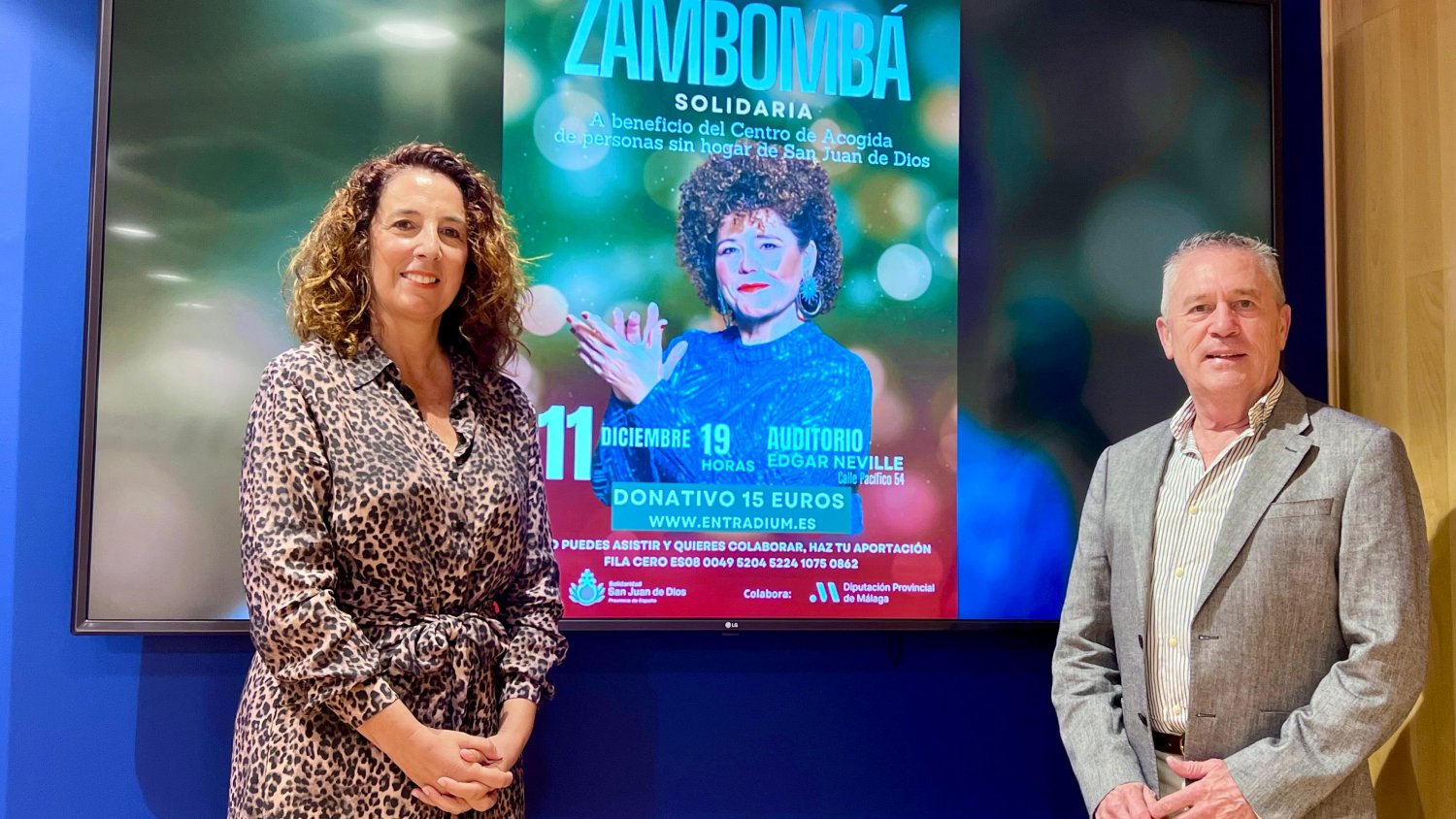 El Auditorio Edgar Neville acogerá la zambombá solidaria de Encarni Navarro a beneficio del centro de acogida de San Juan de Dios