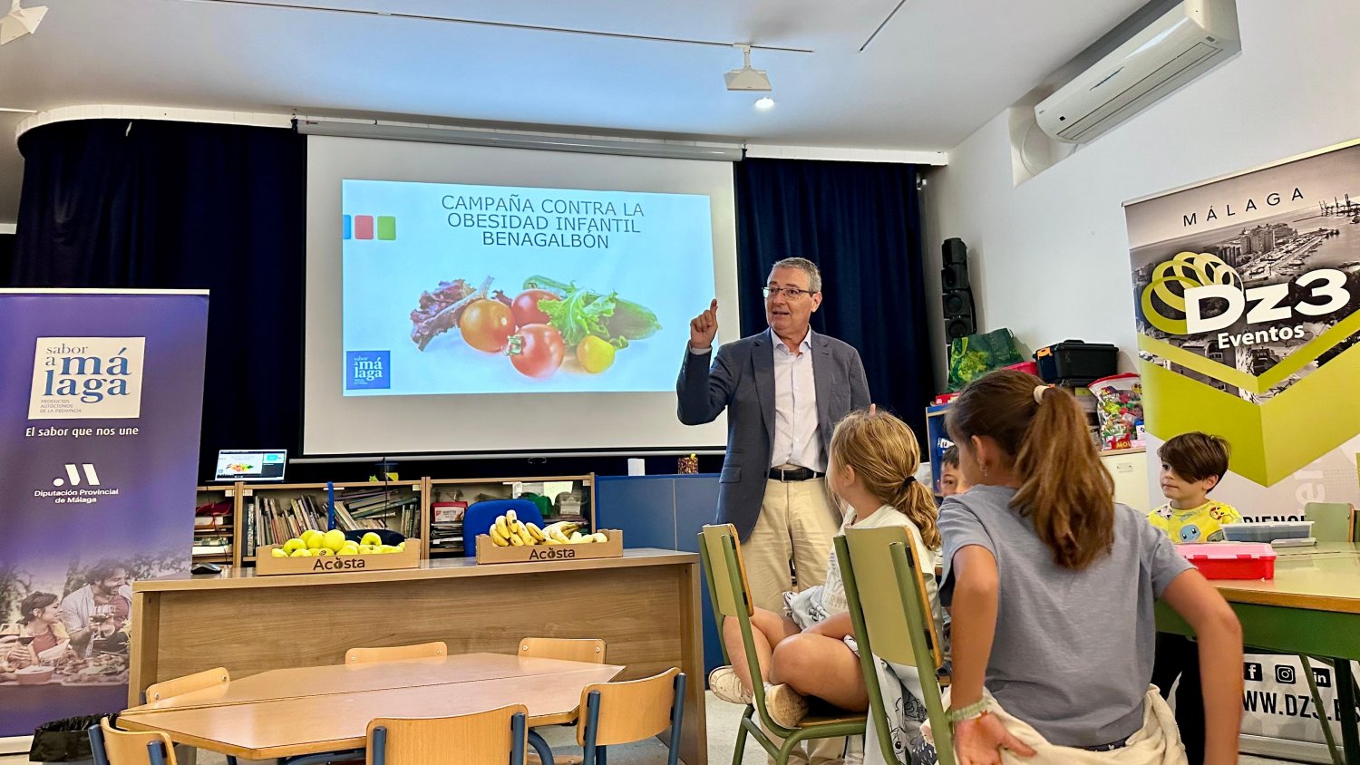 Escolares de Rincón de la Victoria participan en una jornada de Sabor a Málaga contra la obesidad infantil