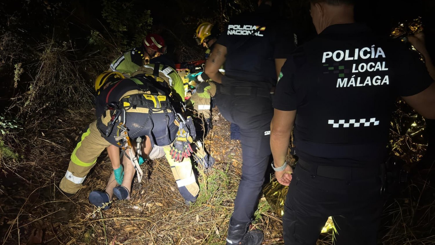 Una octogenaria es rescatada en Málaga tras haber desaparecido 