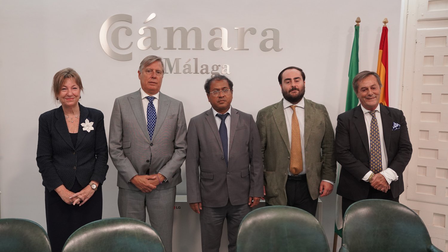 La Cámara de Comercio de Málaga recibe a los embajadores de Suiza y Bangladesh