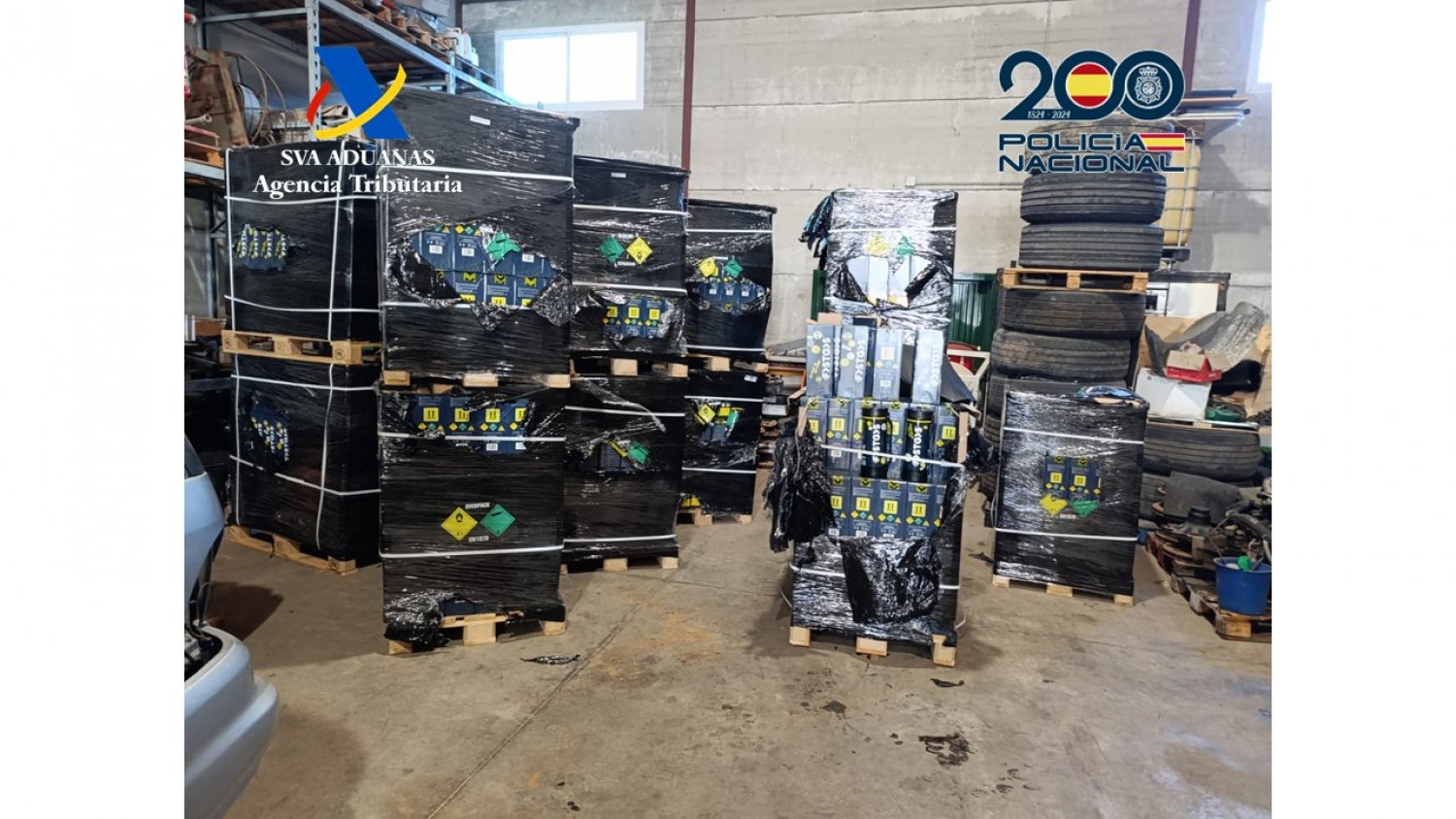 Un detenido en Málaga tras desarticular una organización criminal dedicada al contrabando internacional de tabaco y de óxido nitroso