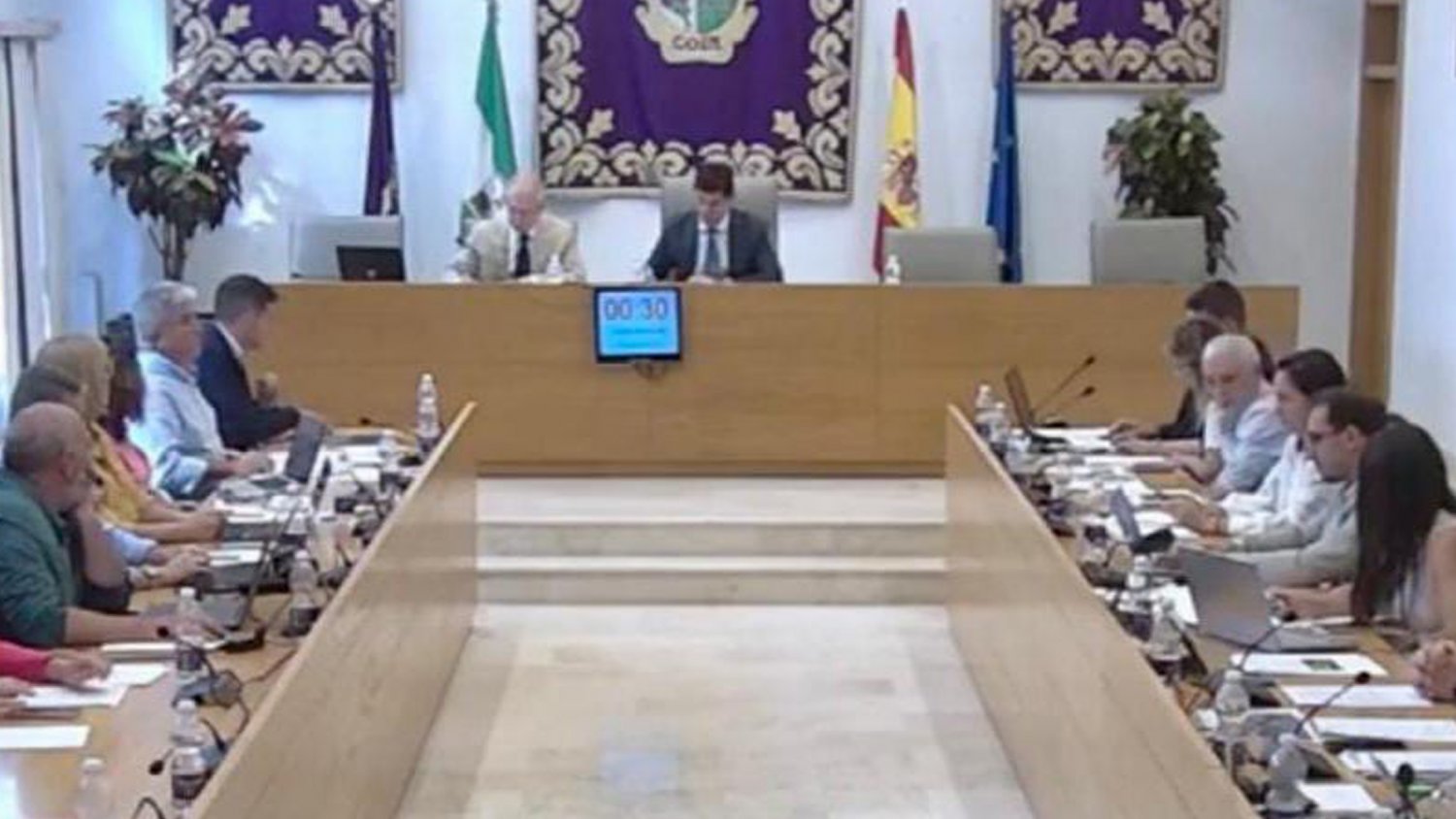 Vox logra que el Ayuntamiento de Coín reponga el mástil del Mirador de España como gesto de unidad y respeto institucional