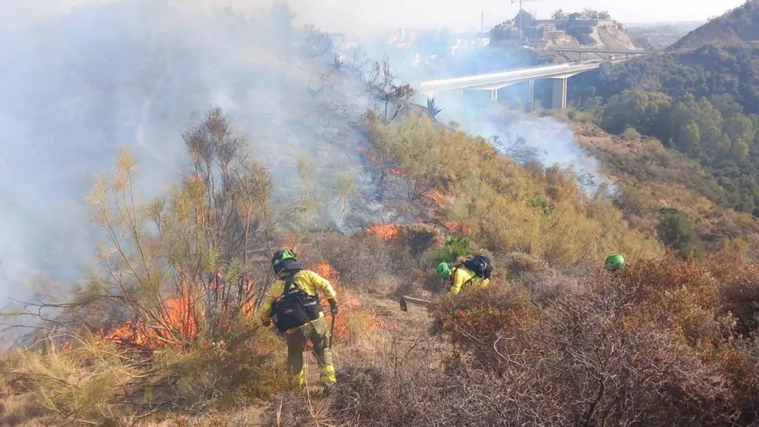 Bomberos Mijas colabora con INFOCA en una quema prescrita que se realizará el 4 de noviembre