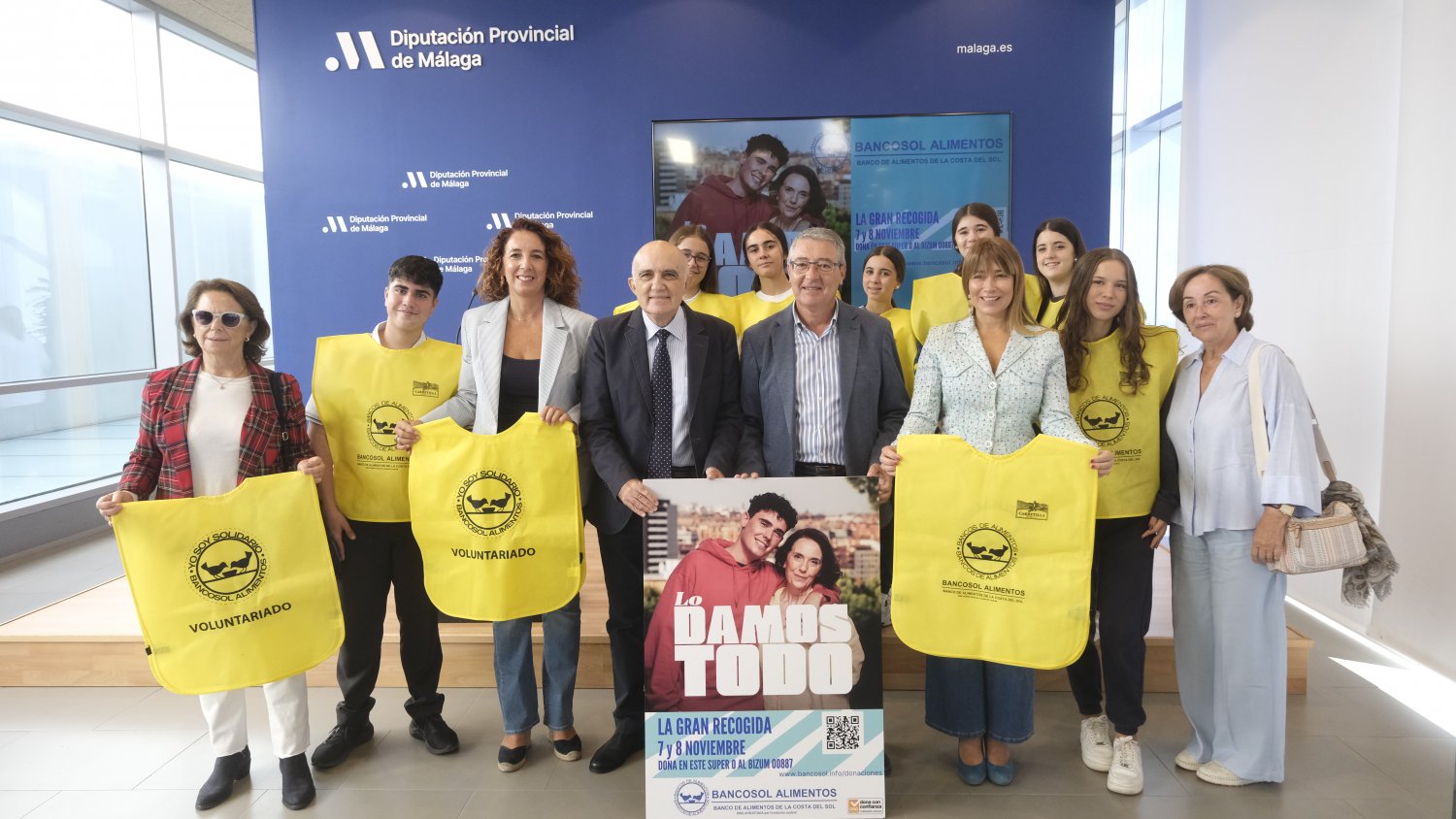 La Diputación impulsa la Gran Recogida de Bancosol, que aspira a recaudar más de 650.000 euros
