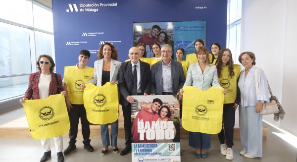 La Diputación impulsa la Gran Recogida de Bancosol, que aspira a recaudar más de 650.000 euros