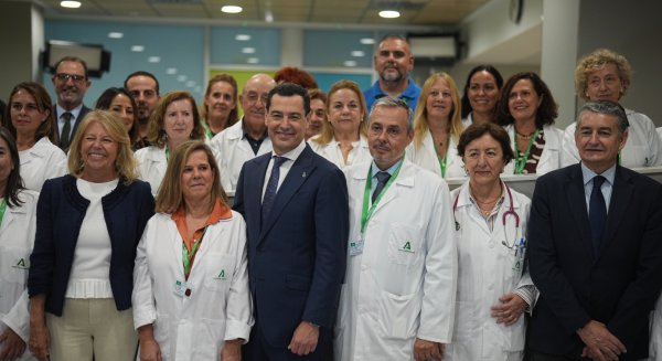 Moreno destaca la solidez de la sanidad andaluza: 588 millones de actos médicos cada año 