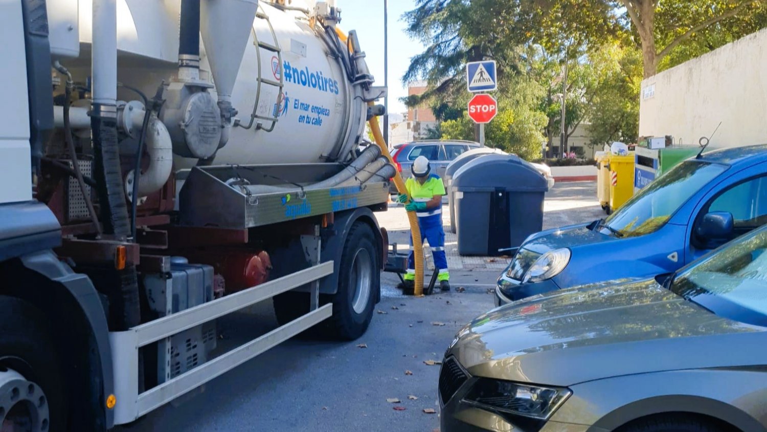 El Ayuntamiento de Ronda limpia más de 5.000 arquetas e imbornales de cara a la temporada de lluvias