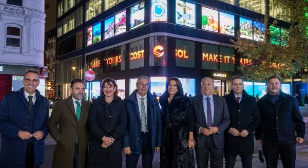 La Costa del Sol conquista a los viajeros británicos con una ambiciosa acción publicitaria en el corazón de Londres