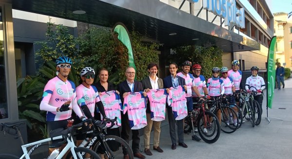La Málaga Bike arranca desde el Hospital Vithas Málaga para concienciar  sobre el cáncer de próstata
