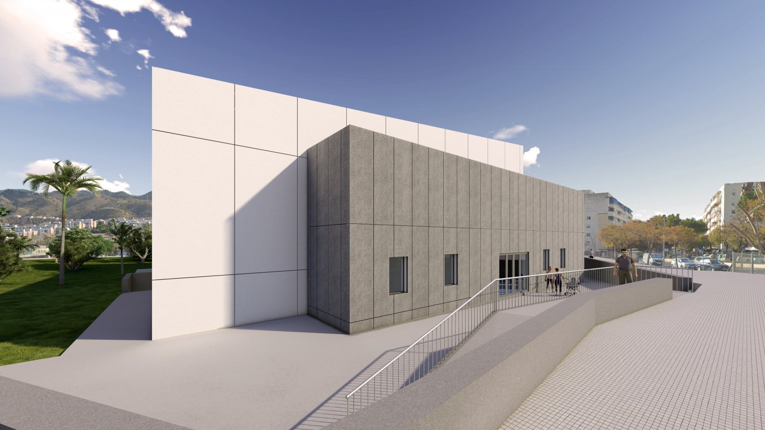 El Ayuntamiento avanza en el proyecto del pabellón de gimnasia deportiva que se va a instalar en el distrito Palma Palmilla