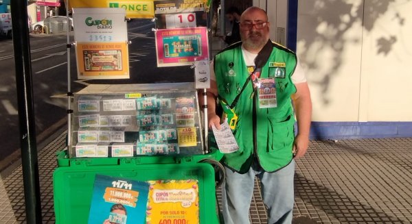 La ONCE deja 815.000 euros en la estación de autobuses de Málaga 