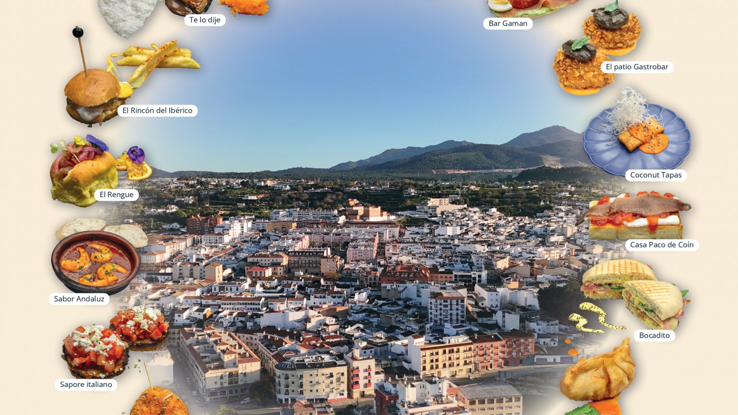 Más de 3.500 personas volverán a disfrutar de la ruta de la tapa con Sabor a Málaga CoínGusto, que se celebra este fin de semana