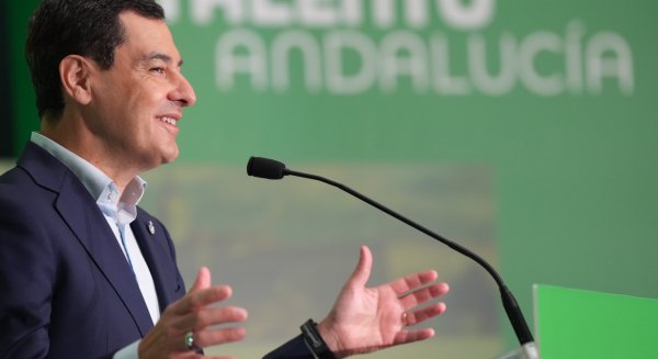 Moreno destaca el espíritu de transformación de Andalucía: 'No solo competimos, también ganamos'