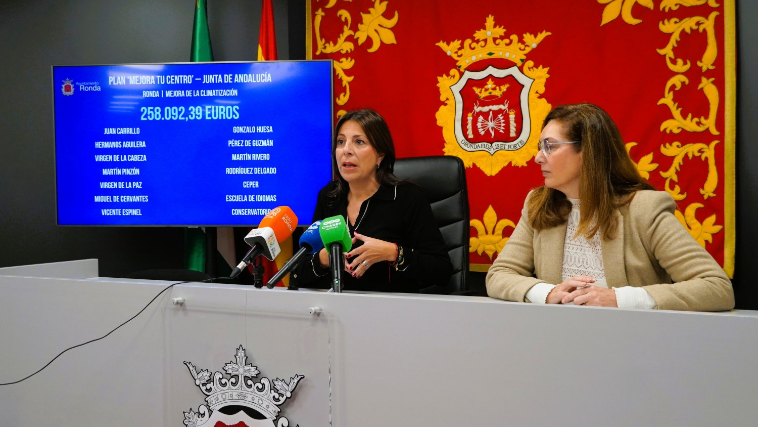 Los centros educativos públicos de Ronda recibirán casi 260.000 euros para mejorar su climatización