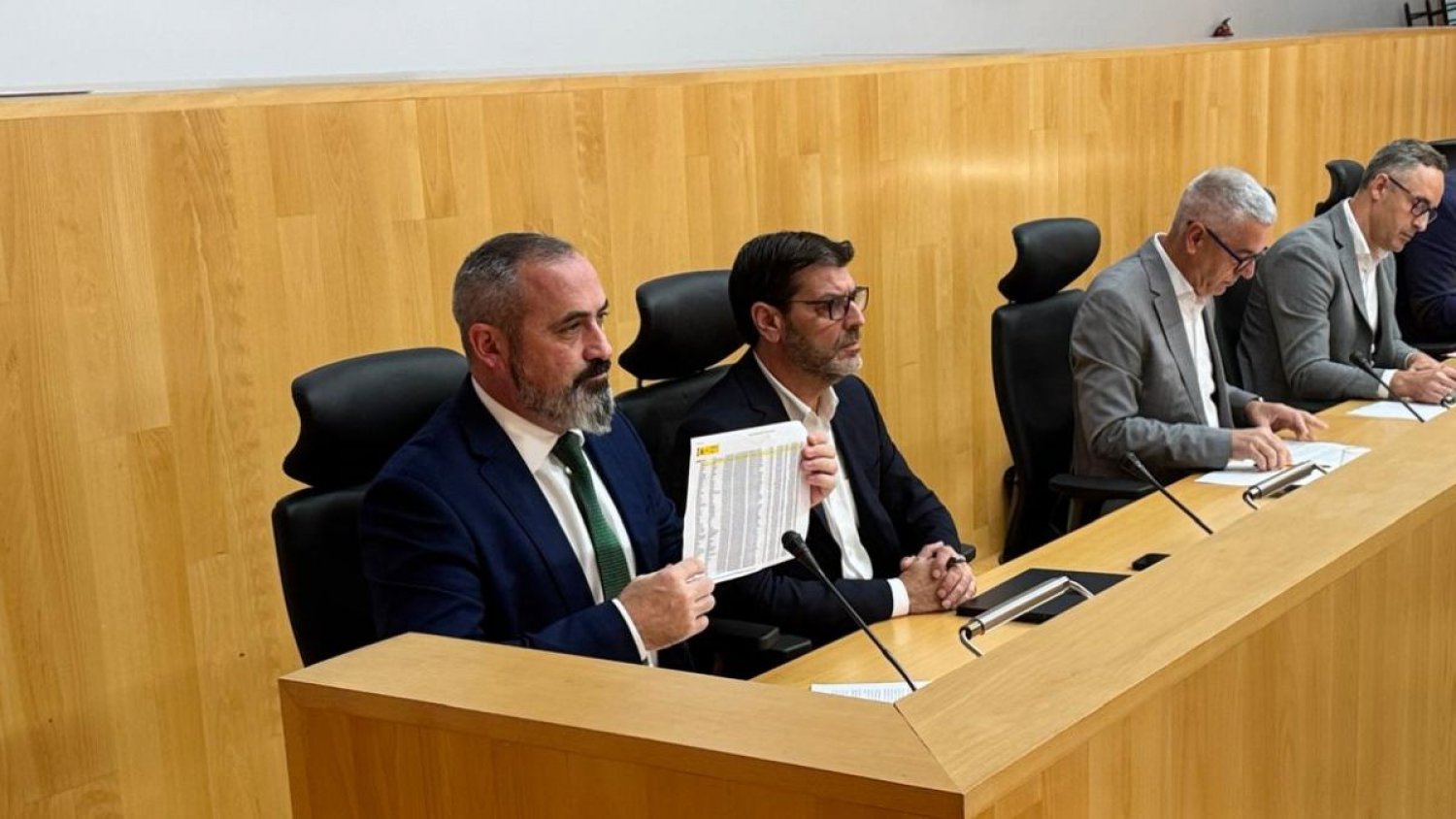 Vox vota en contra de los presupuestos de Diputación al mantener el gasto improductivo