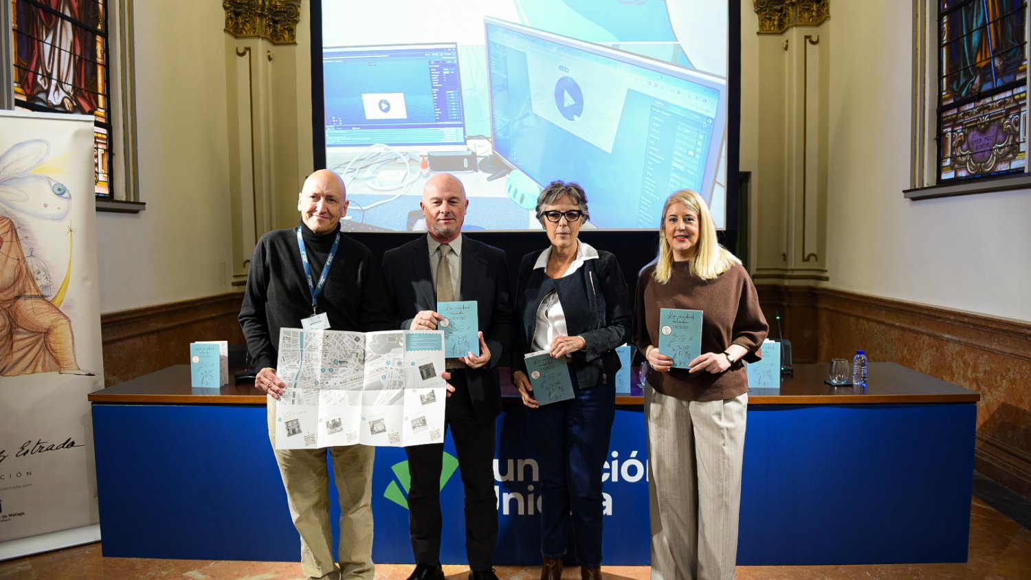 El primer mapa literario de realidad aumentada de Málaga recorre 'La Ciudad Velada' de Rafael Pérez Estrada