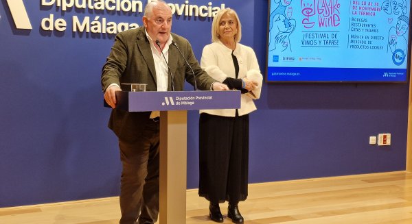 La Diputación organiza un festival en torno a los vinos malagueños y la gastronomía local del 28 al 30 de noviembre