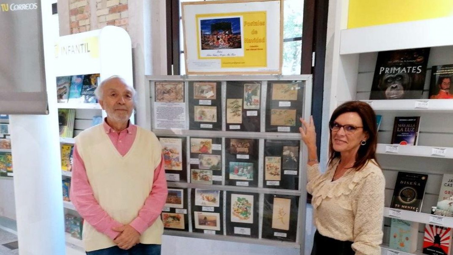 Correos y el Círculo Filatélico de Málaga celebran la Navidad con una exposición única de postales
