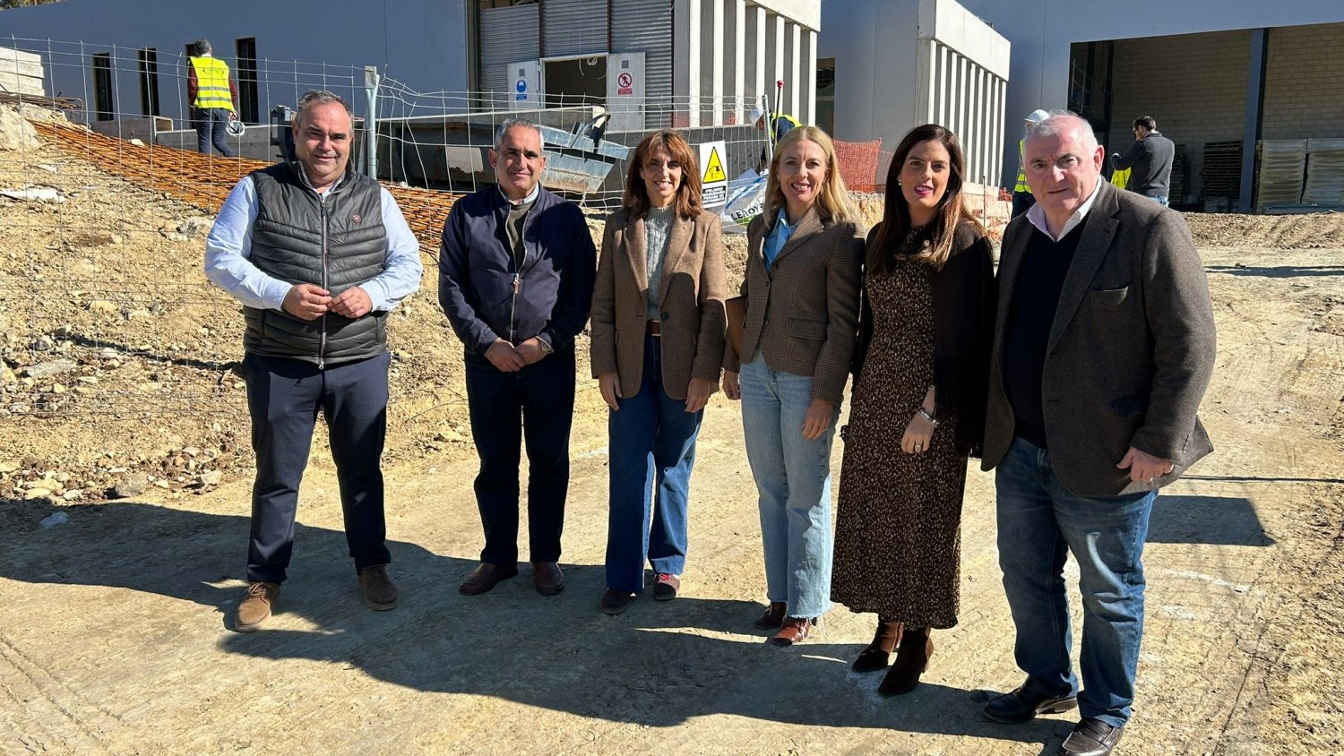 Las obras del parque de bomberos de Álora-Pizarra superan el 60% de ejecución