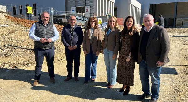 Las obras del parque de bomberos de Álora-Pizarra superan el 60% de ejecución