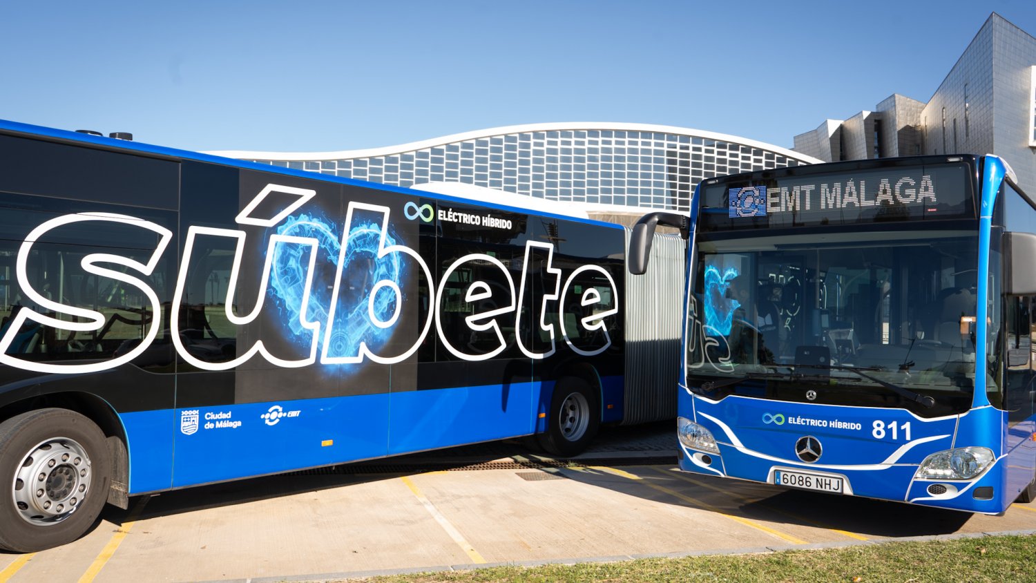 El Ayuntamiento de Málaga incorpora 10 nuevos autobuses eléctrico-híbridos a la flota de la EMT