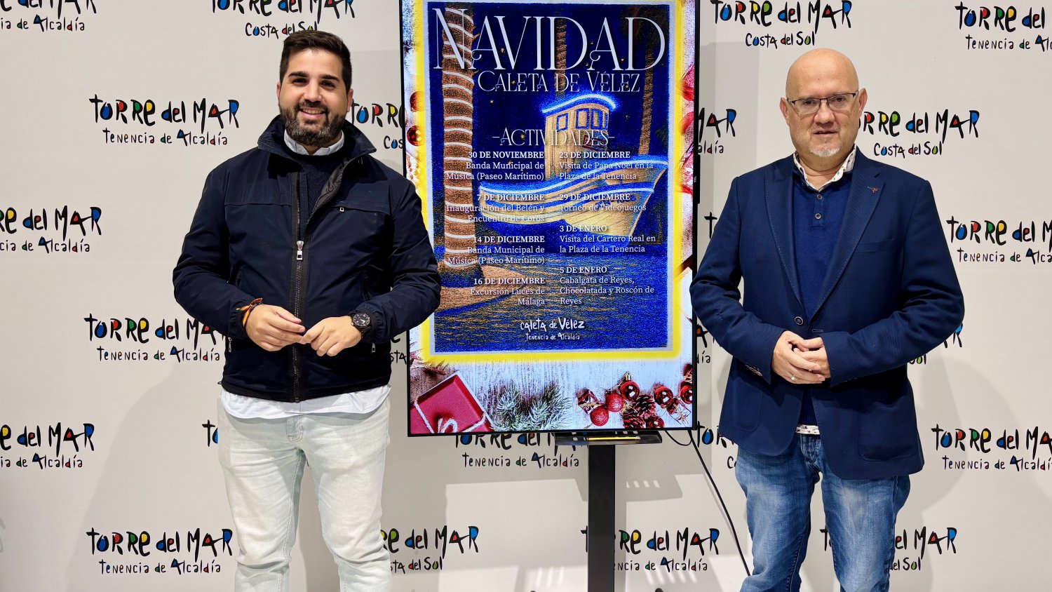 El teniente de alcalde de La Caleta de Vélez presenta la programación navideña